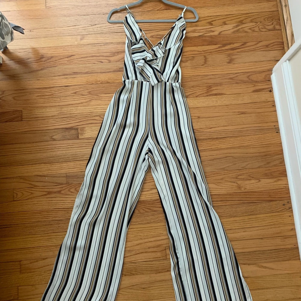 Black/Taupe Jumpsuit